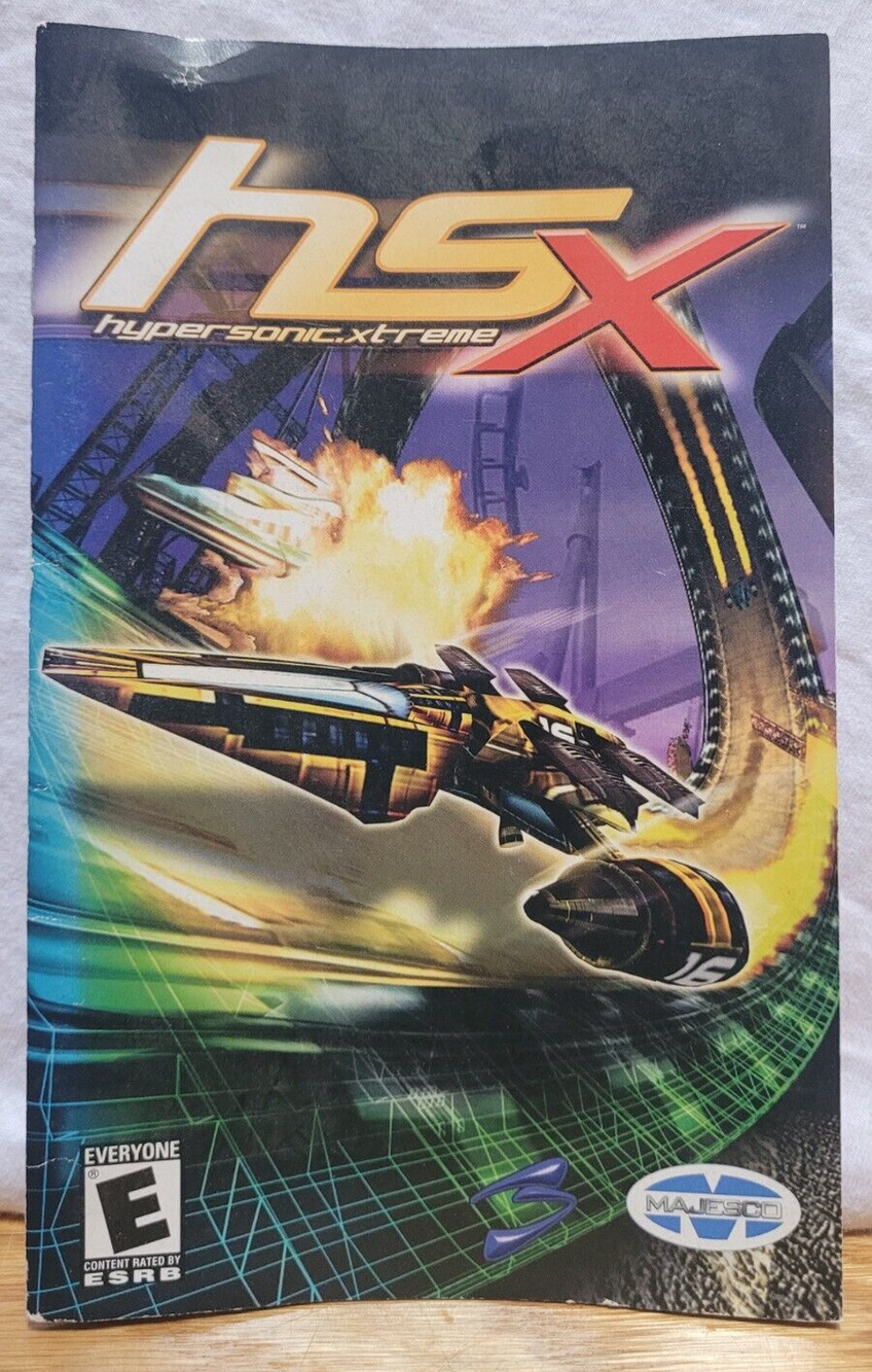 HSX: Hypersonic Xtreme Playstation 2 Instruction Manual Only
